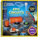 National Geographic Circuit Maker Kit - Electronics Kit for Kids med 120 Electrical Circuit Projects, Electric Circuit STEM Toy, Electronic Projects, Electrical Circuit Kit for Kids, Electricity Kit