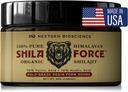 ShilaForce ™ Shilajit Pure Gold- Grade Wild- Hartered Himalayan Organic Live Resin - 500mg 70% Fulvic Acid & 10% Humaic Acid med 85 + Trace Minerals, 30g Made in USA, Brown