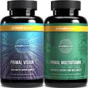 Primal Harvest Multivitamin & Primal Vision - Komplet støtte til daglig Wellness & Eye sundhed med essentielle vitaminer og næringsstoffer