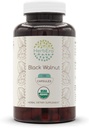 HerbEra Black Walnut USDA Organic 120 Capsules Depoter 124; Natural Herbal Support 124; Certified Organic Vegetary Capsules and Organic Black Walnut (Juglans Nigra) Tørret Hull (120 Capsules)