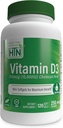 Health Thru Nutrition Vitamin D3 10,000iu 120 Mini Softgels for Maximum Benefit Grade i Organic EVOO Budd124; Immunforsvar Støtte