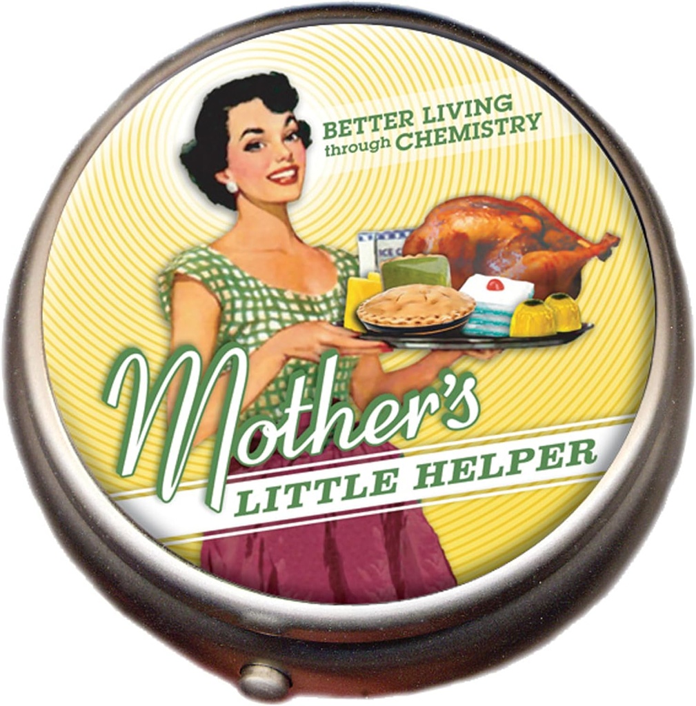 Moders Little Helper Pill Box - Compact 1 eller 2 Segment Medicin sag