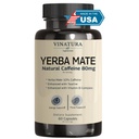 Yerba Mate 1400mg - Magic Natural Coffein & Energy Supplements * USA Made & Testet * High Potency Forbedret med Taurine og vitamin B Complex - 60 kapsler