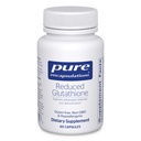 Rene indkapslinger Reduceret Glutathion • 124; Hypoallergen antioxidant supplement til støtte lever og celle sundhed * • 124; 60 kapsler