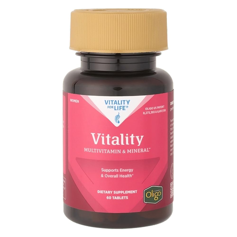 Melaleuca Multivitamin & Mineral supplement til kvinder, drevet af Oligo (60 tabletter) - understøtter energi & samlet sundhed / Organisk Bund for maksimal absorption og antioxidant beskyttelse
