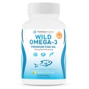 Triple Strength Fish Oil Omega 3 2400mg per servering - Burpless, Lemon Flavored Non- GMO, Gluten & Soy Free - 30 Servere