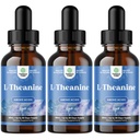 Nature Craft High Absorption L- Theanine Liquid Drops - Nootrop Focus Supplement med L Theanine 200mg Per Serving og Kamille Extract - Supplement for voksne og børn afslapning og fokus - 6oz