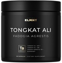 228.000mg 200x Styrke Tongkat Ali for mænd w. 30x Fadogia Agrestis Extract - 10% Eurycomanone Højeste potens Longjack Fadogia Agrestis Tongkat Ali tillæg - Muscle Growth Support Pills for Mænd
