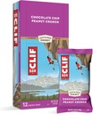 Clif Bars - Energy Bars - Chokolade Chip Peanut Crunch - Lavet med Økologisk Havre - Plant baserede fødevarer - Vegetar - Kosher (2.4 Ounce Protein Bars, 12 Greve)