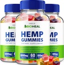 BioHeal Hamp Gummies - med Hamp Seed Extract Bio Heal Hamp Gummies Tinnitus Herbal Support, Sundhed og Wellness Support, All Natual Hamp Gummies Advanced Formel (3 Pack - 180 Gummies)