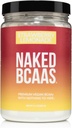 NAKED Strawberry Lemonade BCAAs Aminosyrer Pulver, 100% Pure 2: 1: 1 Formel, Vegan Forgrenet Chain Aminosyrer, Instantized All Natural BCAA Powder Supplement - 501 Bedste, 34 Servering