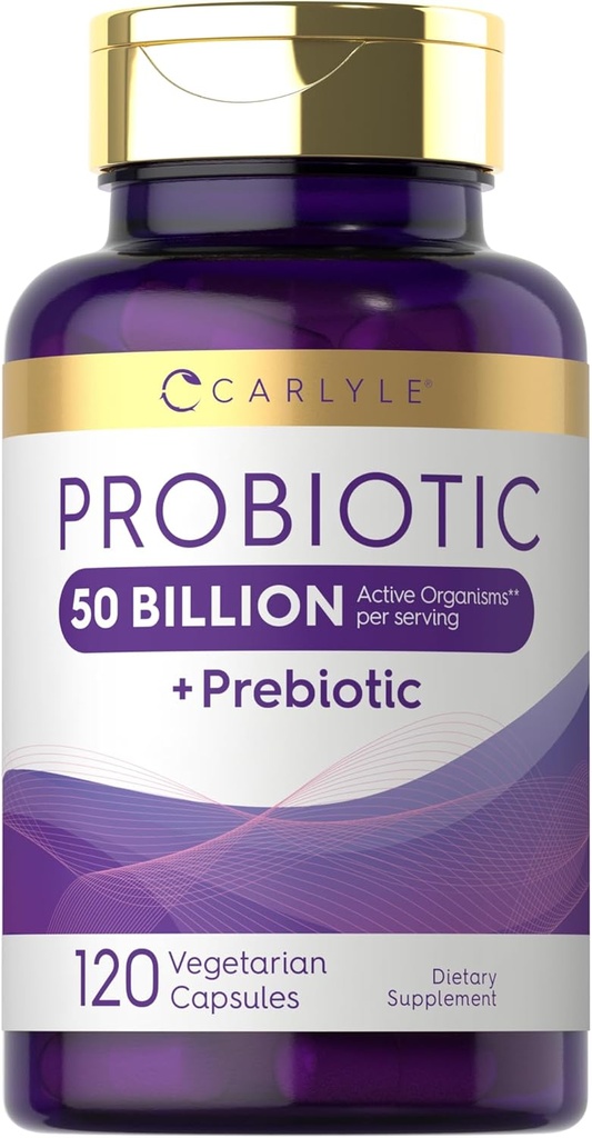 Carlyle Probiotika med Prebiotics Note 124; 120 Kapsler