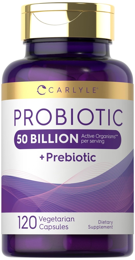 Carlyle Probiotika med Prebiotics Note 124; 120 Kapsler