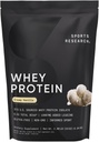 Sports Research Whey Protein Isolate - Sport Nutrition Protein Powder 25g per servering - 2.1lb Bag Whey Protein - Vanilla Flavor - Bulk Protein Powder, 26 Servere