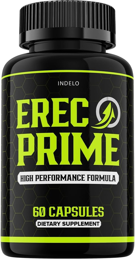 ErecPrime piller til mænd, Erec Prime High Performance Kosttilskud, Erec Prime Advanced Formel, ErecPrime anmeldelser, ErecPrime24 (60 kapsler)