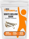 Bulkadditions.com White Willow Bark Extract Powder - Herbal Supplement, White Willow Bark Powder - Gluten Free, 400mg per Serving, 250g (8,8 oz) (Pack of 1)