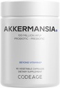 Kodeage Akkermansia Muciniphila Probiotic Supplement - 3-måneders levering af Akermansia & Chicory Inulin - Daglig synbiotisk Probiotisk Chicory Root - 100 millioner AFU - Gluten- Free - 90 kapsler