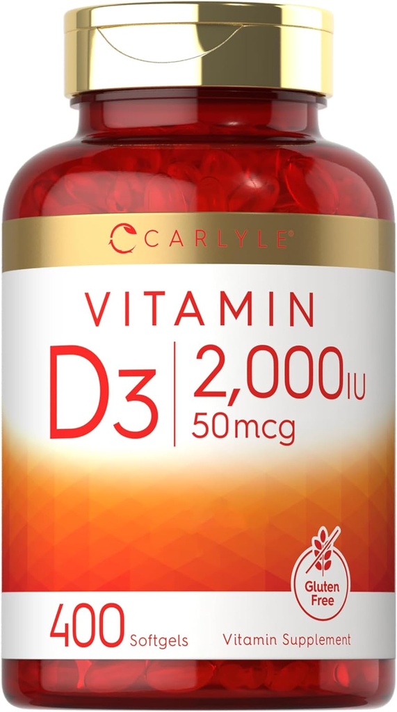 Carlyle Vitamin D3 2000IE Softgels