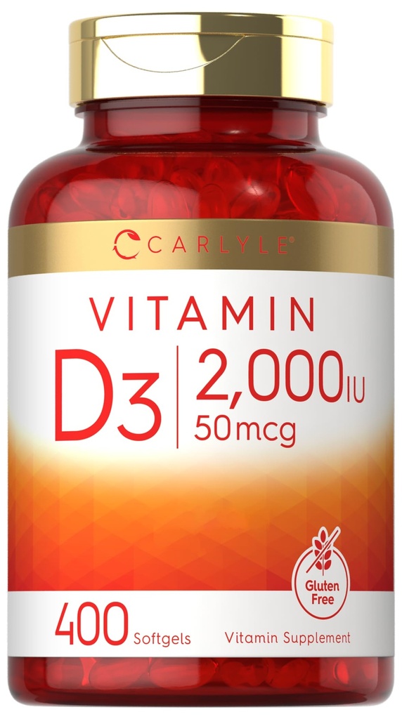 Carlyle Vitamin D3 2000IE Softgels