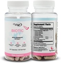 Vagy Rejuvenation BioticLife Probiotic for Women – Probiotics for Vaginal, Digestive & Urinary Health – Supplement with Prebiotics & Cranberry Extract – 60 Capsules