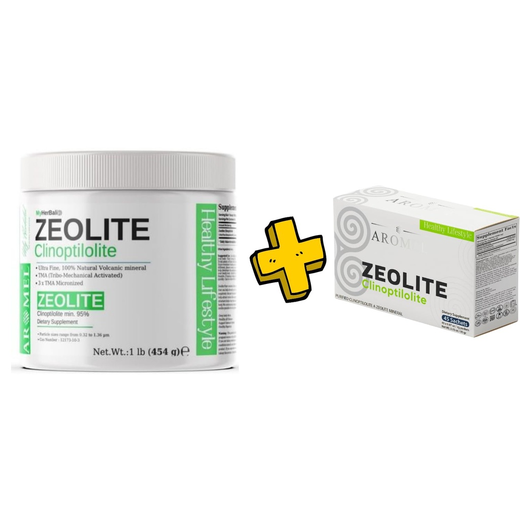 Zeolit Powder Dex124; 1 Pound - 454 g Dex124; Zeolit Sachets 45sch