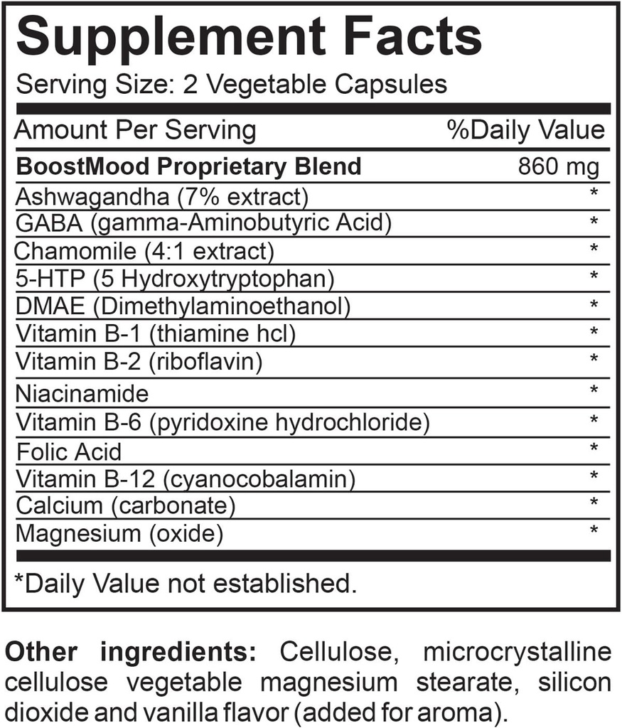 BoostMood Naturlig Mood Support Kosttilskud
