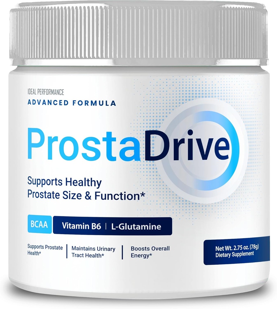 Prosta Drive Powder Advance Formel - Maksimal styrke, ProstaDrive Supplement Officiel Formel med vitamin A, C-vitamin, D-vitamin, zink, Chrom, ProstaDrive Powder Anmeldelser (1 pakke)