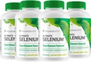 (INTERNATIONAL SHIPPING) Youngevity Ultimate Selenium 100 mcg 4 flasker 90 kapsler hver