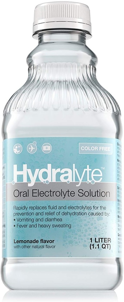 Hydralyte Electrolyte Lemonade Liquid 33,8 oz. (2 Pack)