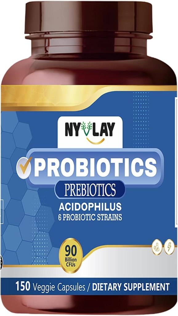 Prebiotics Probiotics 90 Millioner CFU 150 Capsules Name 124; Kosttilskud