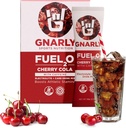 Gnarly Nutrition Fuel2O Electrolyte Powder Packs, Cherry Cola - Electrolyte Solution, Fuel, Replenishment, and Recovery - Fuel2O Endurance Nutrition - Cherry Cola, 10- Pack