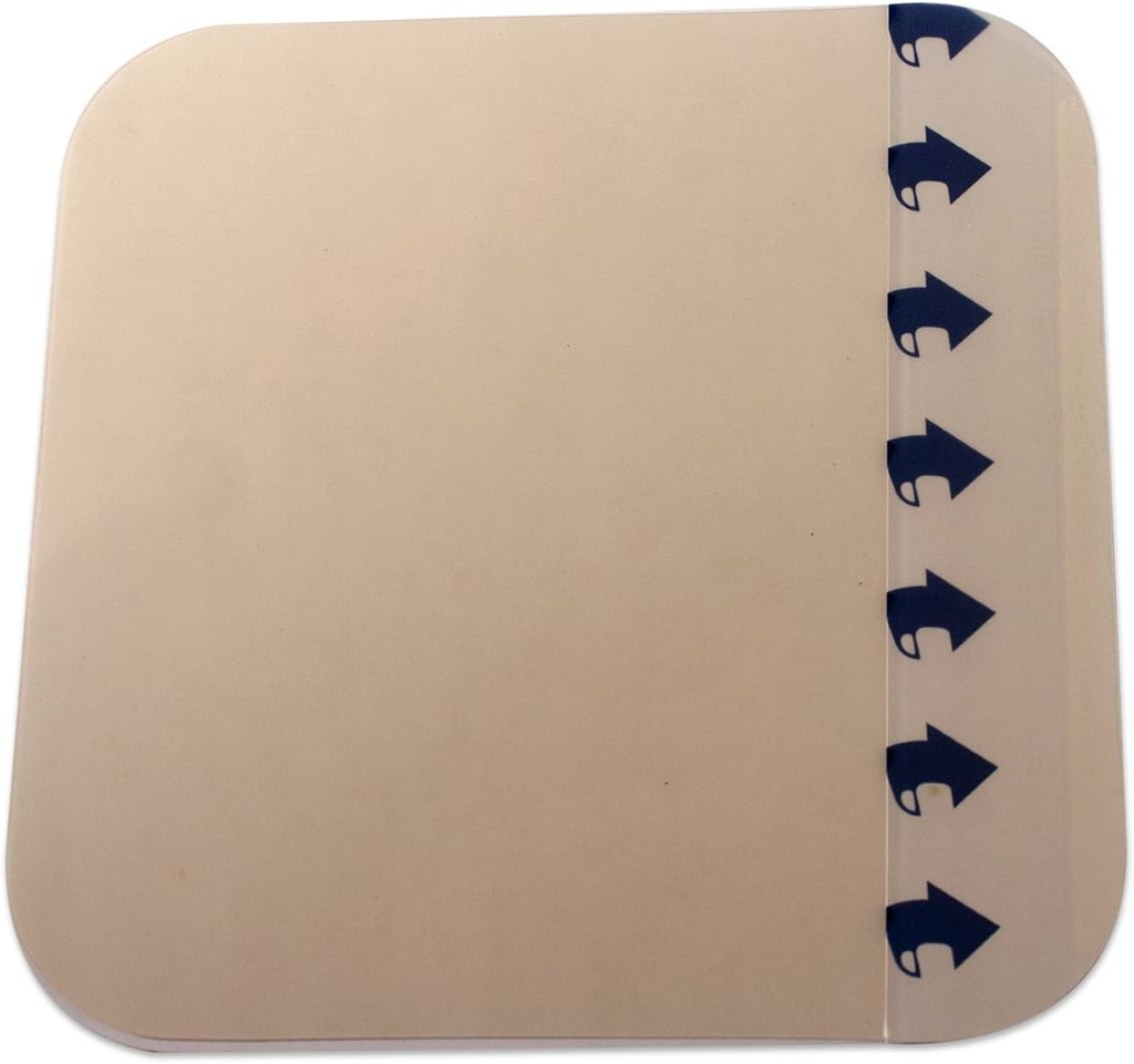 Dynarex DynaDerm Hydrocolloid Dressings, Steril fugtige bandager til sår, 6 "x 6", Extra Thin & Latex- Free, Skibe i Peel- Down Patches, 1 Box med 5 Dressings