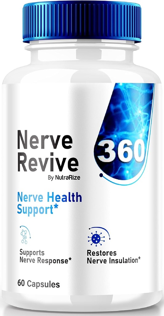 Nerve Revive 360 Supplement, All Natural Nerve Support for Overall Wellness, Premium Formula, NerveRevive 360 Vitamin Capsules, Official Reviews (60 Capsules)