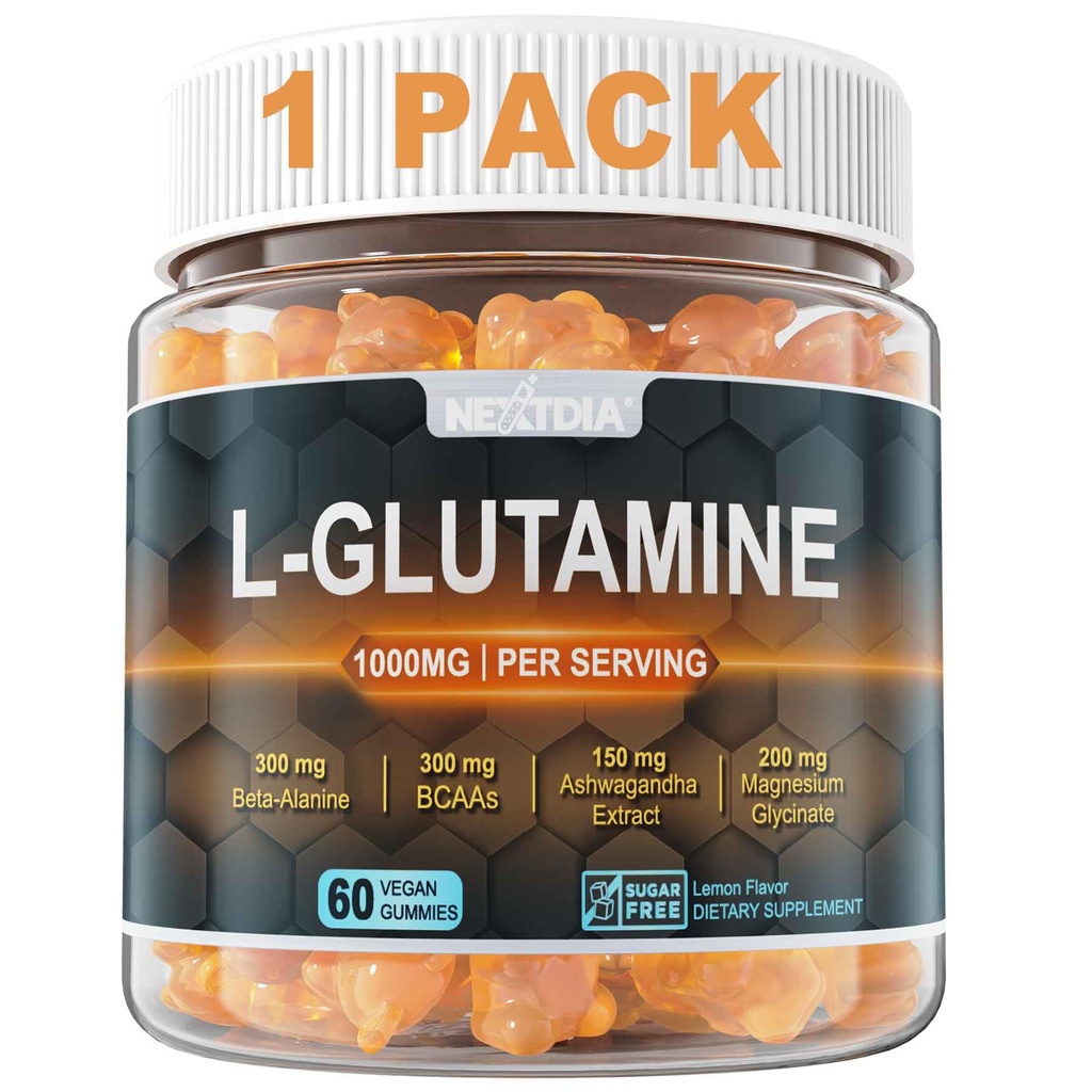 L- Glutamin 1000mg Gummies for Women & Mænds