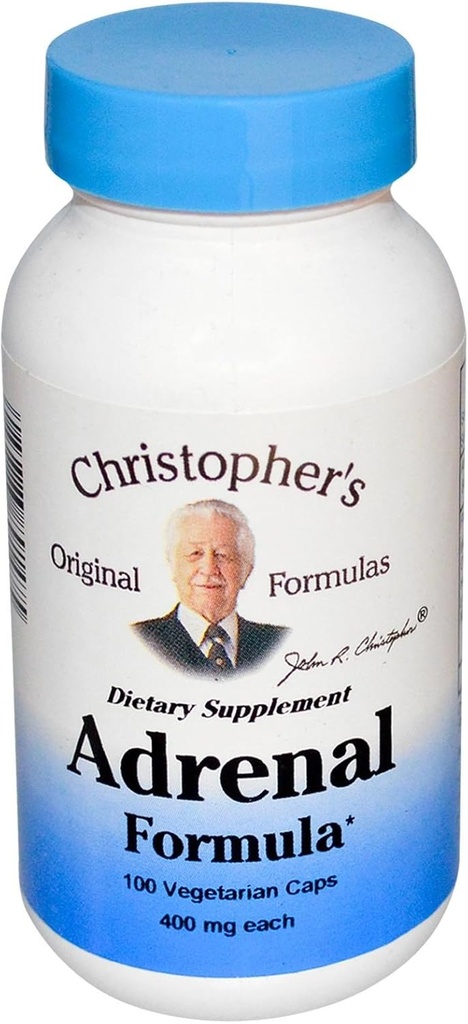 Dr. Christopher 's Formulas Adrenal Formel - 400 mg - 100 Caps
