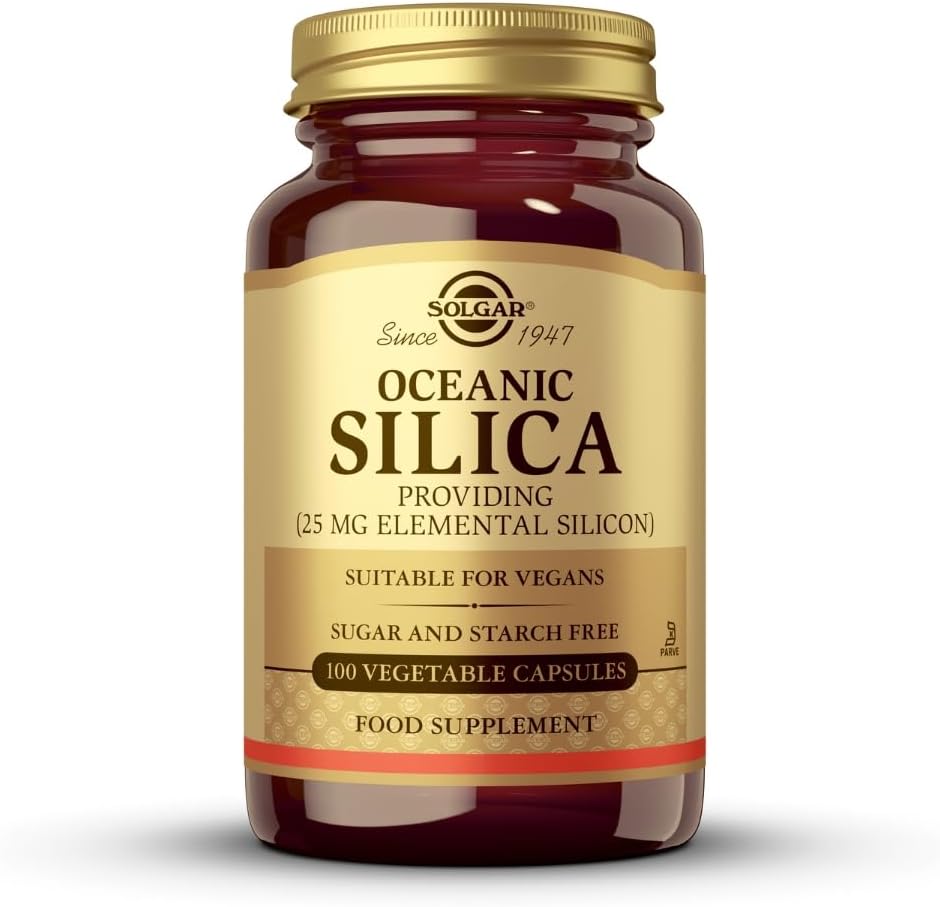 Solgar Oceanic Silica Vegetabilske kapsler, 25 Mg, 50 Greve