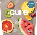 Cure Hydration | Plant-Based Electrolyte Drink Mix | No Added Sugar | FSA-HSA | Dehydration Relief Powder Made with Coconut Water | Non-GMO | Vegan | 28 Packets - Tropical Variety Pack