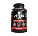 PURE ORIGINALSKE INGREDIENSER L- Lysin HCl (365 kapsler) Ingen Magnesium eller Rice Fillers, Altid Pure, Lab Verified