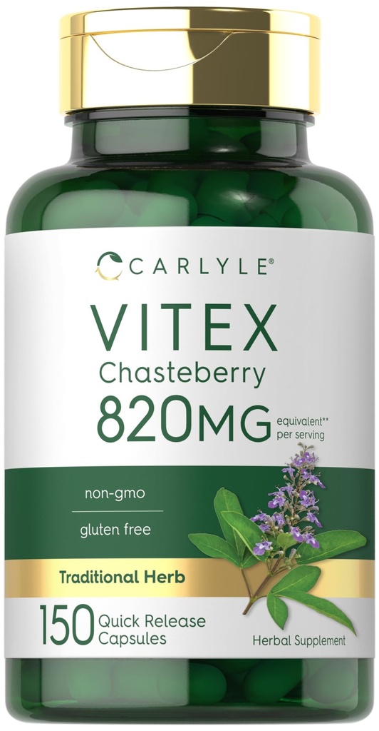 Carlyle Vitex Chasteberry Supplement: 124; 820mg