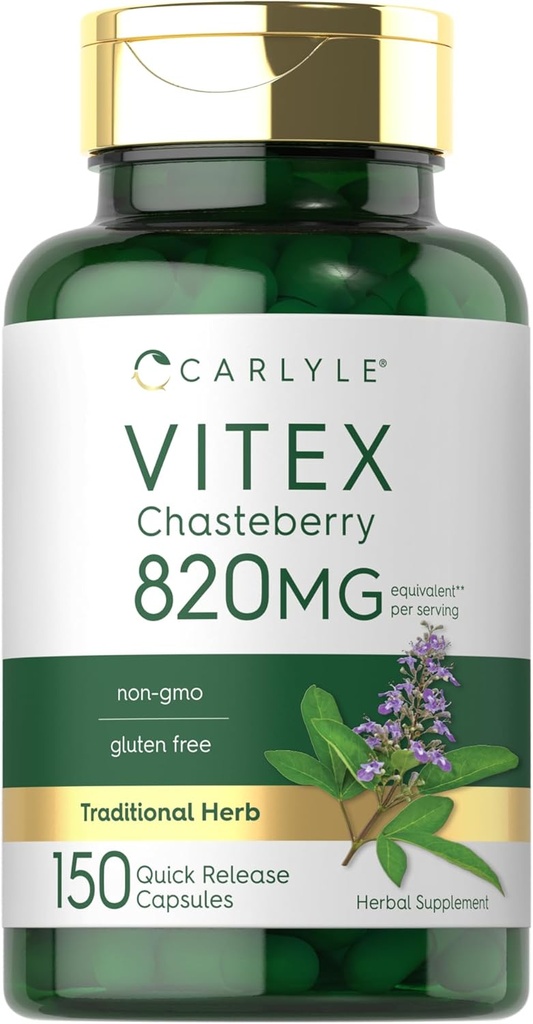 Carlyle Vitex Chasteberry Supplement: 124; 820mg