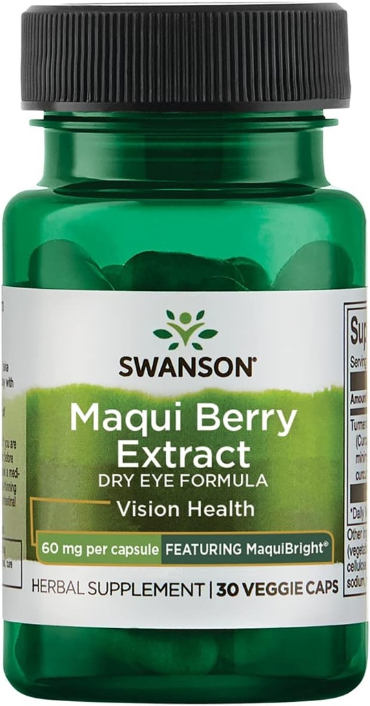 Swanson Maquibright 60 milligram 30 Veg kapsler