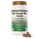 Lavet med 600 mg økologisk rød gær ris - IP6 International - 120 vegetariske kapsler
