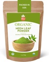 SPICY ORGANIC Neem Powder - 4 oz. - Certificeret USDA Organic - Non- GMO - Friske tørrede Neem blade pulver til sundt hår og hud - Azadirachta Indica Ayurvedic Herb for samlet velvære