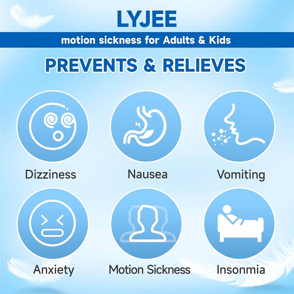 LYJEE Motion Sygdom Bands Anti Kvalme armbånd for voksne og børn Morgensygehjælp for gravide kvinder Acupressure Kvalme Relief for bil, hav, luftsyge (grøn)