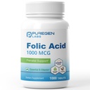 Puregen Labs Folinsyre 1000 mcg Tabletter