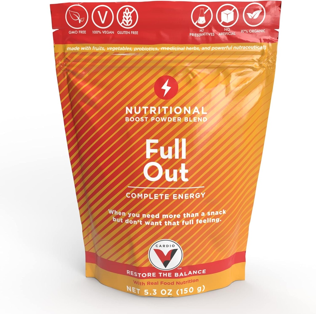 Fullout - 30 Servering Ernærings- packed Daily boosts for Jitter- Free Sustainable Energy Forbedre den samlede Body Performance og Endurance øger den samlede sundhed og immunitet