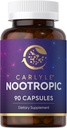 Carlyle Nootrop Supplement- 124; 90 Kapsler - 124; med B12, Guarana & Mere - 124; Non- GMO & Gluten Free