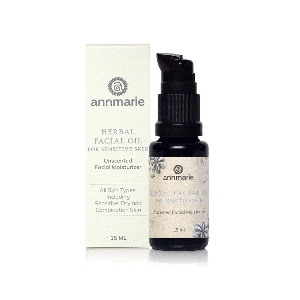 Annmarie Hudpleje Urteolie til sensitiv hud - uduftende ansigtsolie med Squalane, Sacha Inchi Oil + Camellia Seed Oil (15Ml / 0,5 Fl Oz)