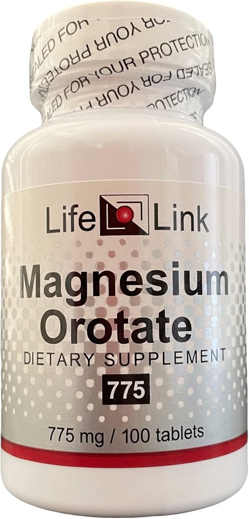 LifeLink 's Magnesium Orotere 124; 775 mg x 100 tabletter