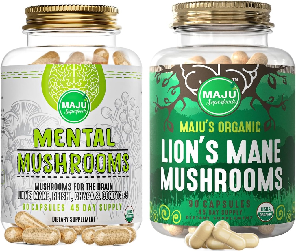 Maju Superfoods Mushroom Kapsler Bundle